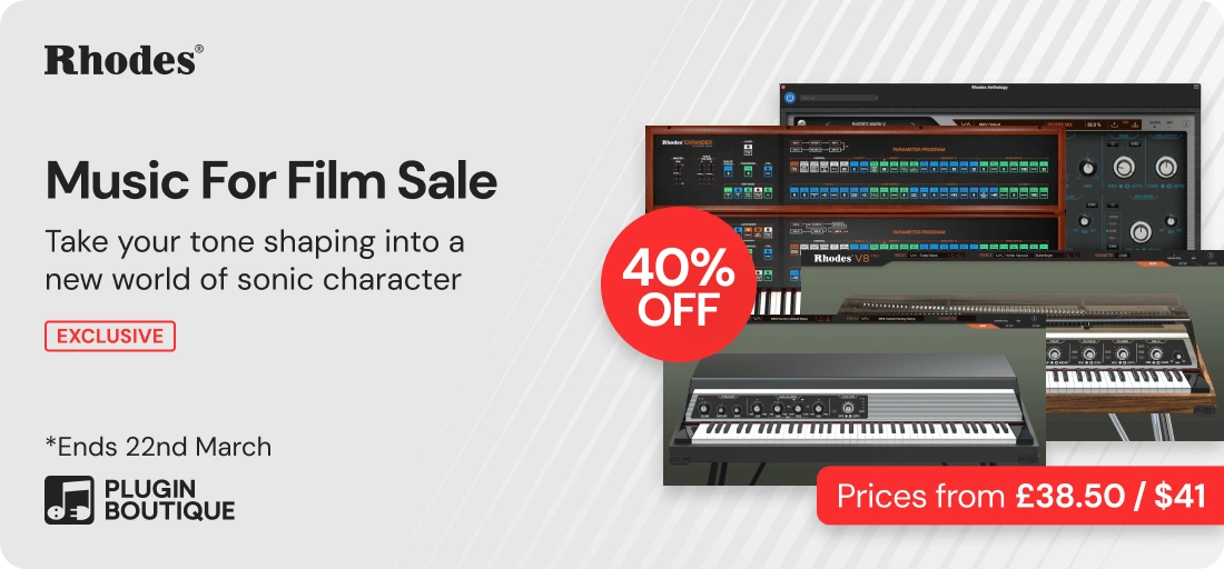 Rhodes 'Music For Film' Sale (Exclusive)