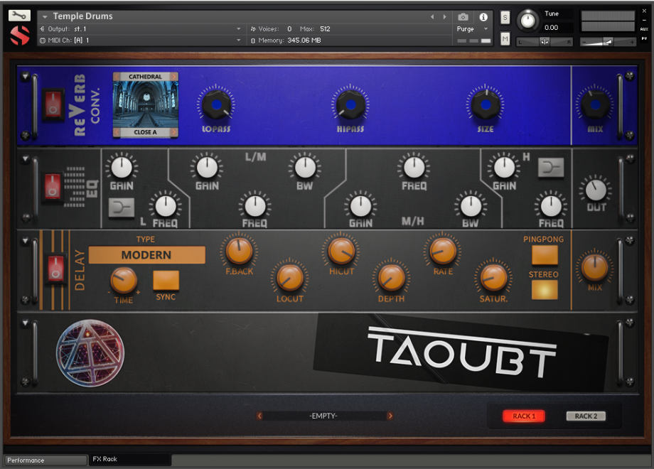 Temple Drums - UI FX