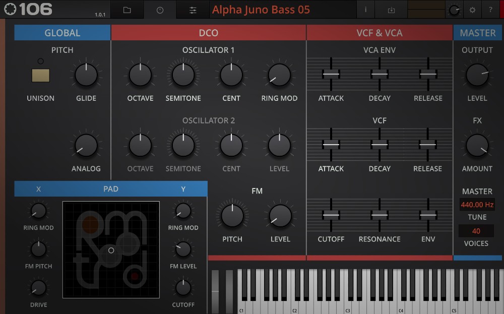 Tracktion RetroMod 106