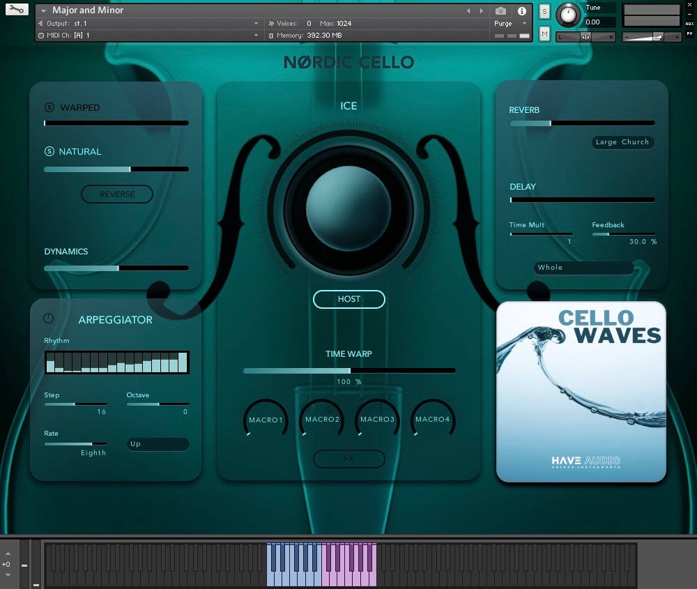 Cello Waves - GUI