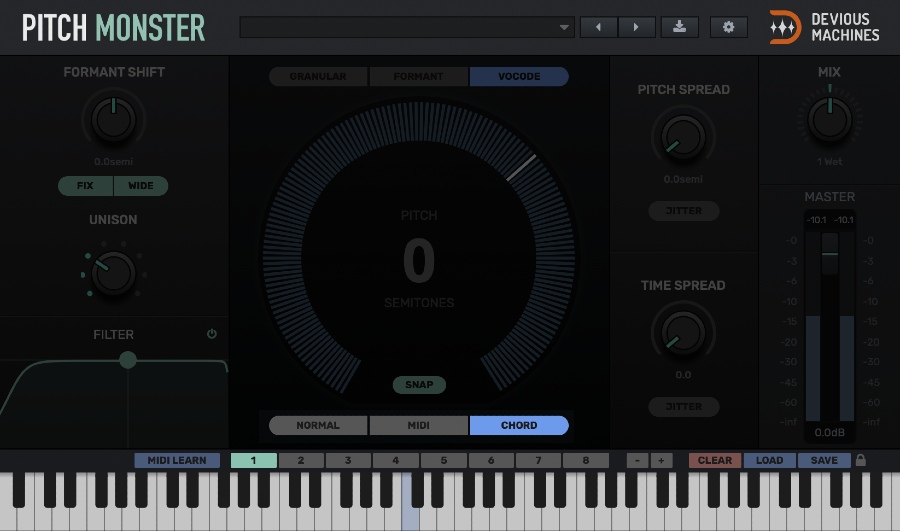 Pitch Monster - Chord Mode