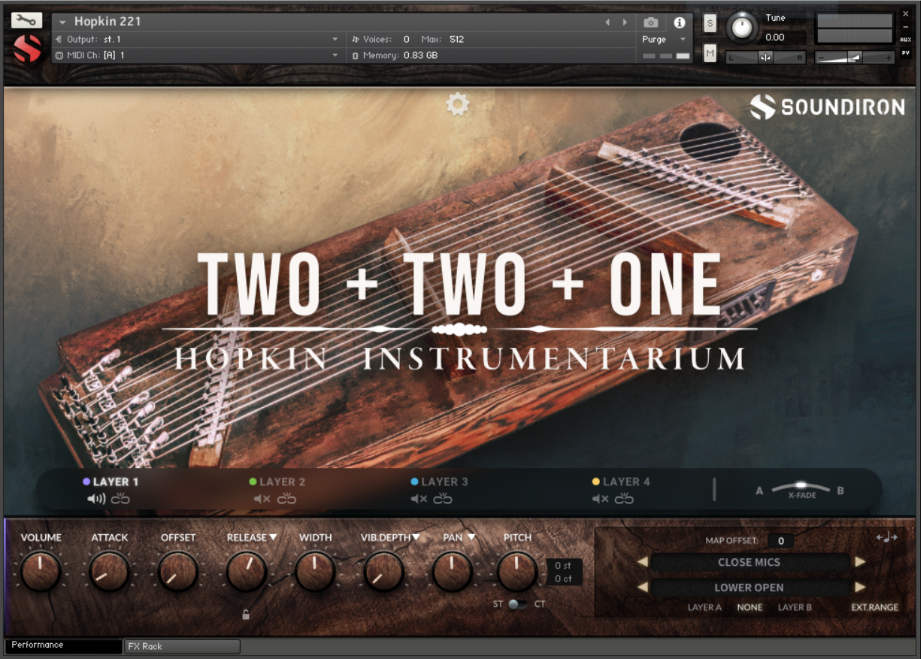 Hopkin Instrumentarium: 2+2+1 - Main UI