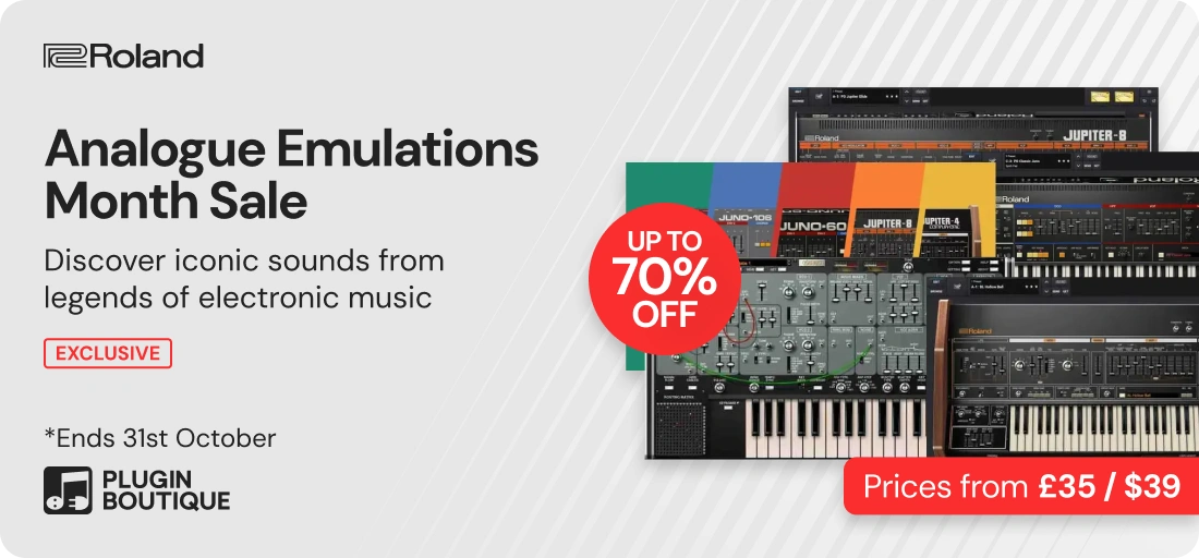 Roland Analogue Emulations Month Sale (Exclusive)