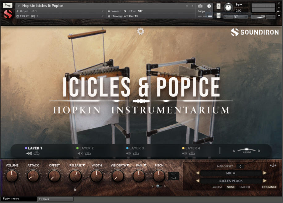 Hopkin Instrumentarium: Icicles & Pop Ice - UI 1