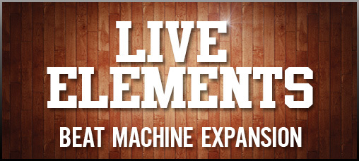 Beat Machine 1 + 2 Expansion Pack 02: Live Elements screenshot