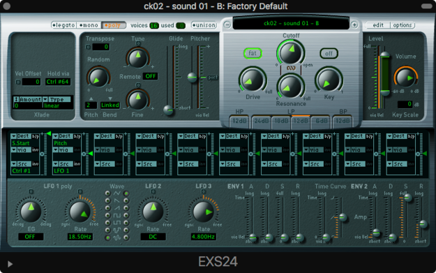 Cassette Keys.02 for Logic interface