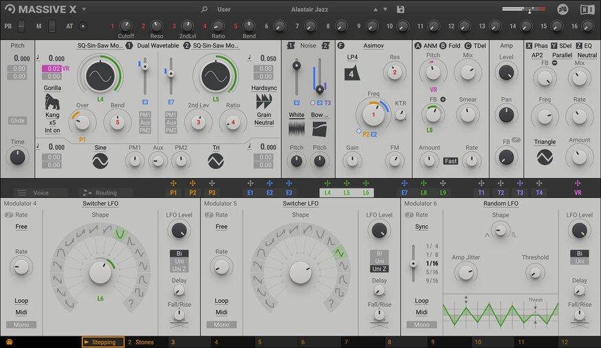 Native Instruments MASSIVE X - UI