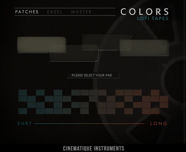 Colors: Lofi Tapes interface