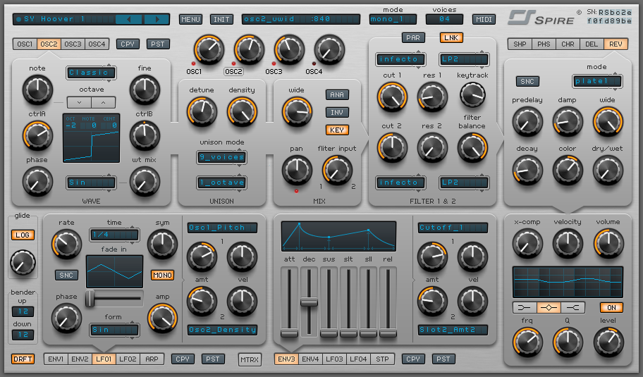 Reveal Sound Spire Presets
