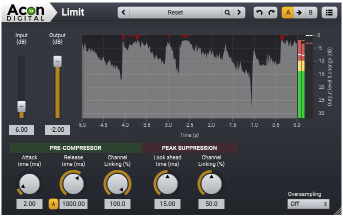 Limit - User Interface