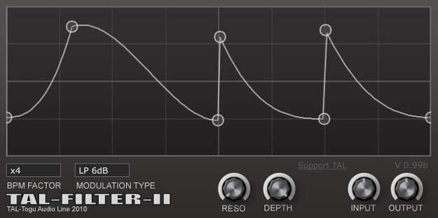 TAL-Filter 2 interface