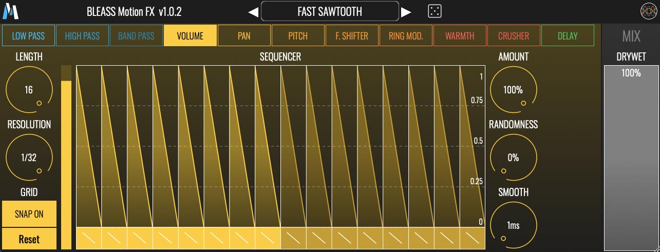 BLEASS Motion FX - GUI 3