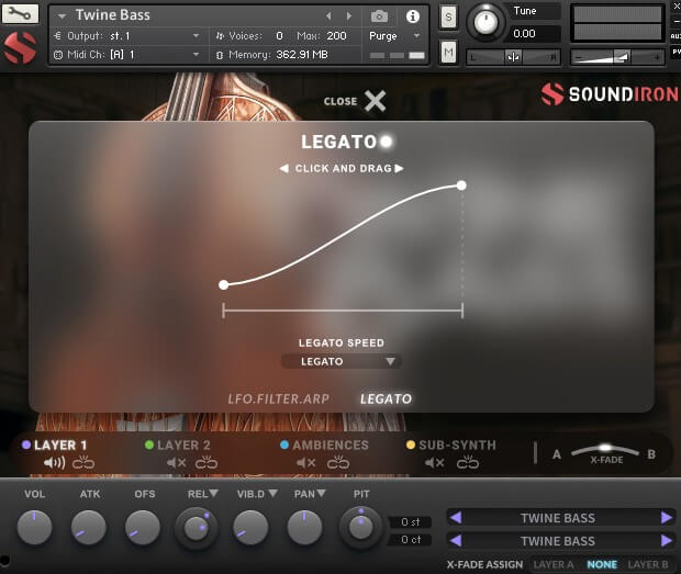 Soundiron Twine Bass - Legato