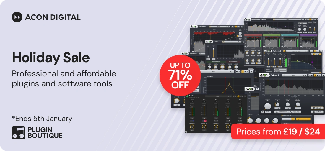 Acon Digital Holiday Sale