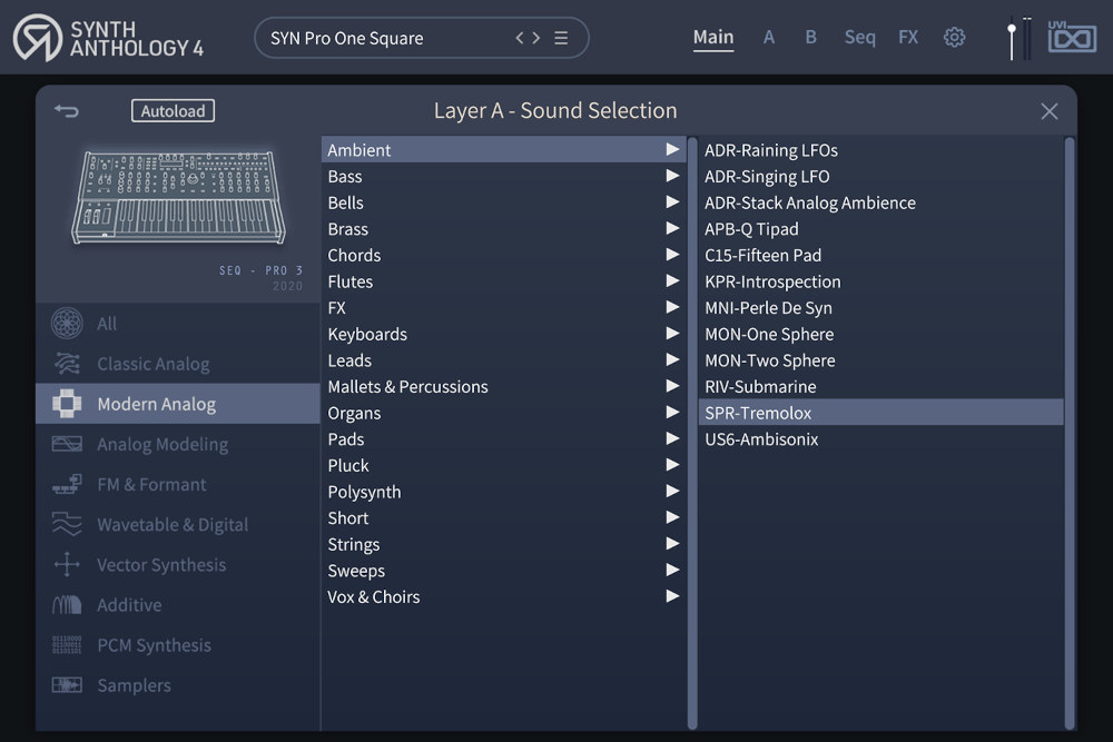 Synth Anthology 4 - UI 5
