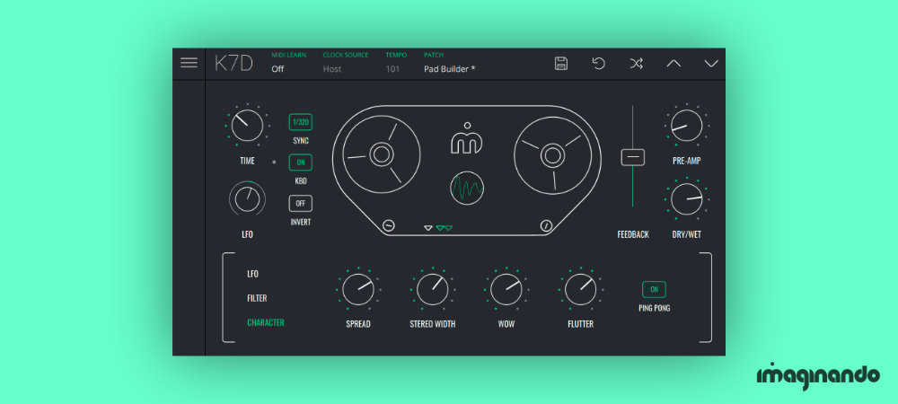 Imaginado K7D Tape Delay