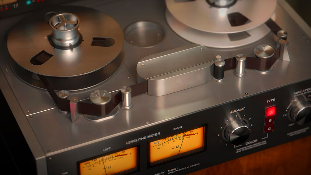 Tape - User Interface (Top Angled View)