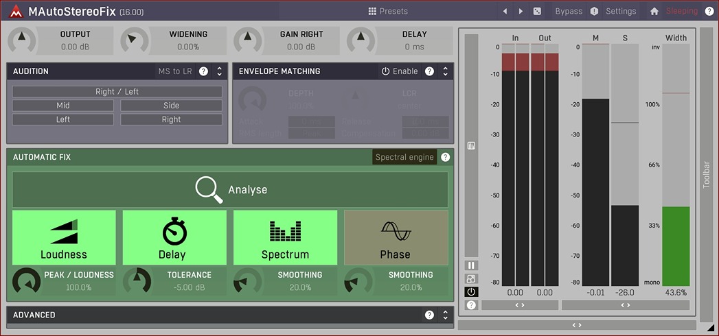MAutoStereoFix - User Interface 3