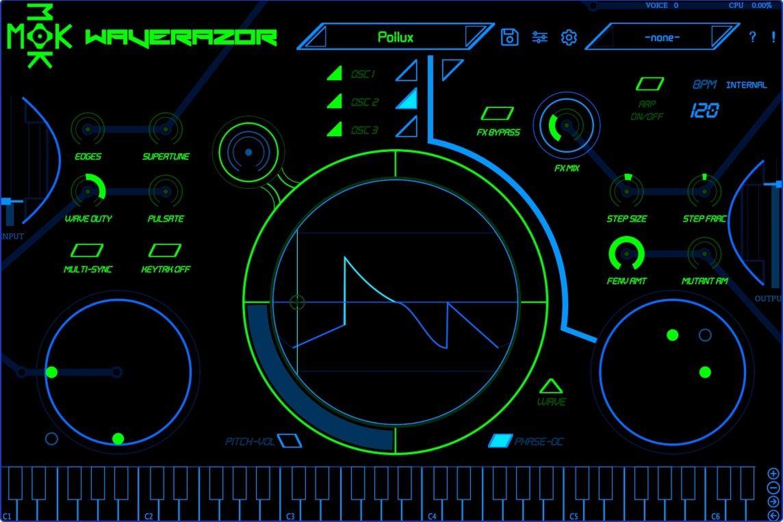 Tracktion MOK Waverazor - Green Theme