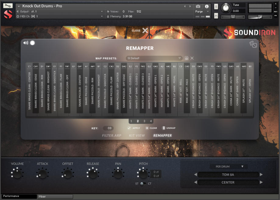 Knockout Drums - UI 6
