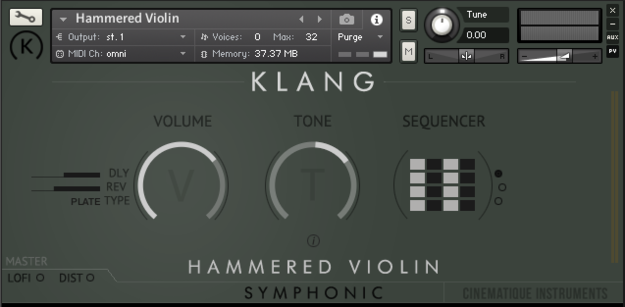 SYMPHONIC: Hammered Violin screenshot