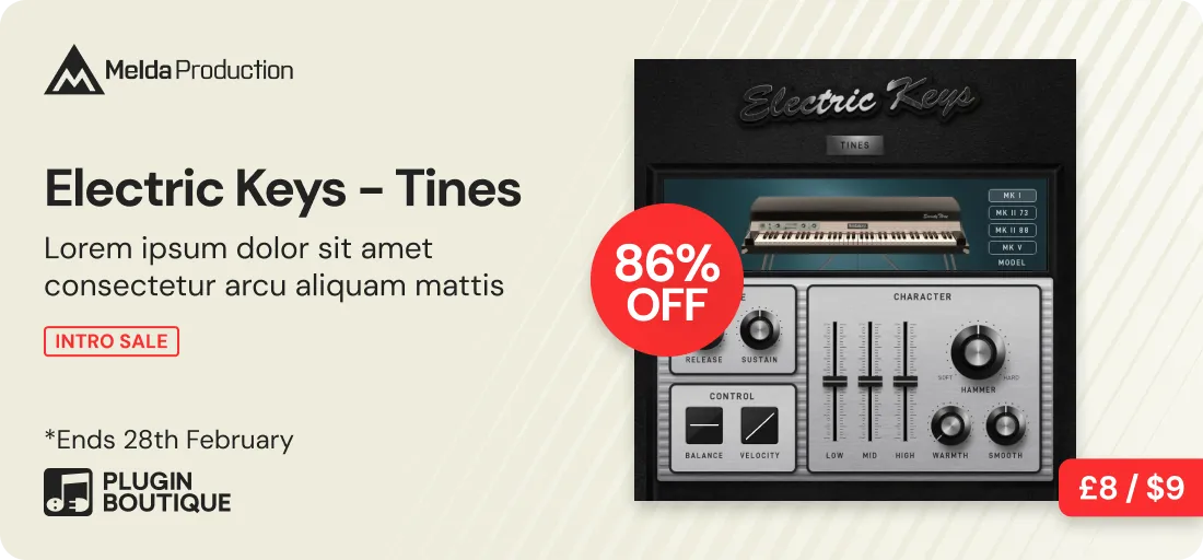 MeldaProduction Electric Keys Intro sale