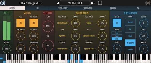 BLEASS Omega Synth screenshot