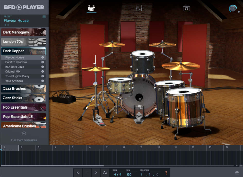BFD Player Expansion: Dark Copper - Kit UI