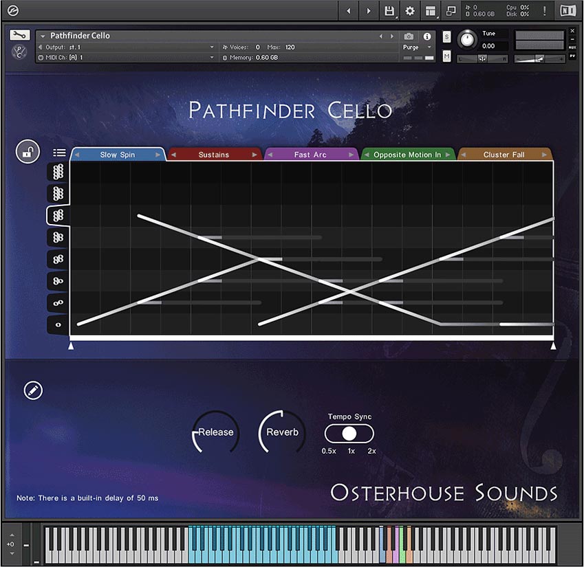 Pathfinder Cello - Main GUI