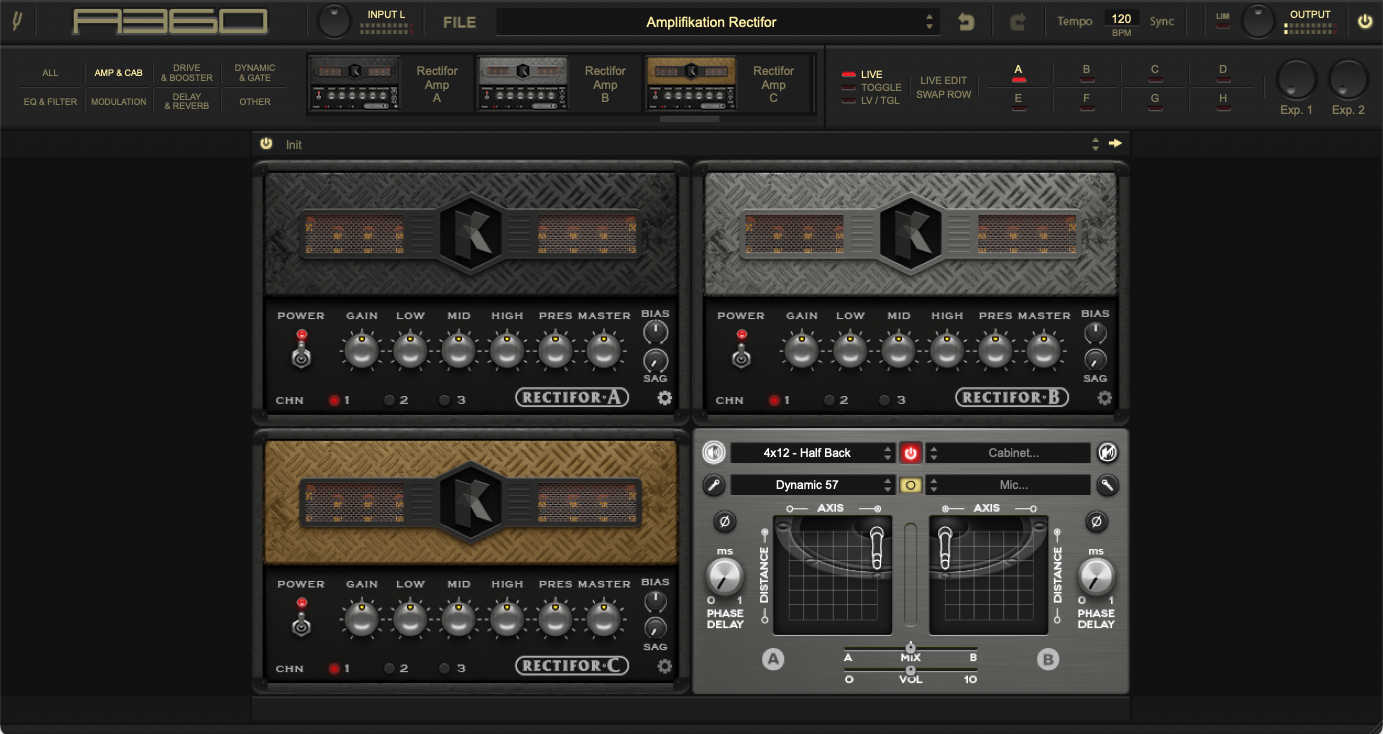 Amplifikation Rectifor - GUI 2