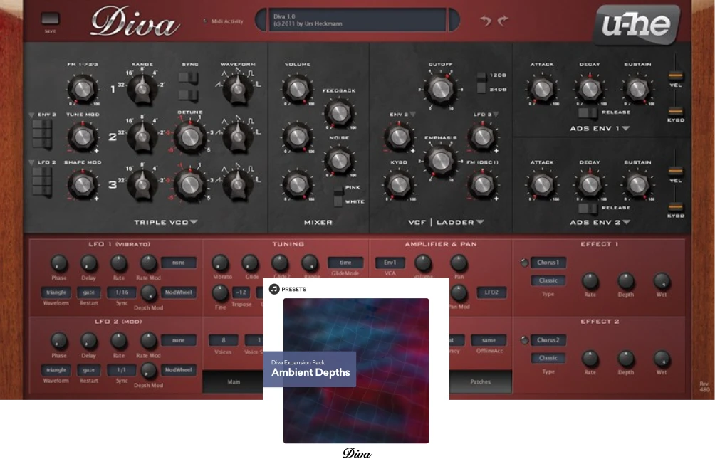 u-he Diva + Expansion