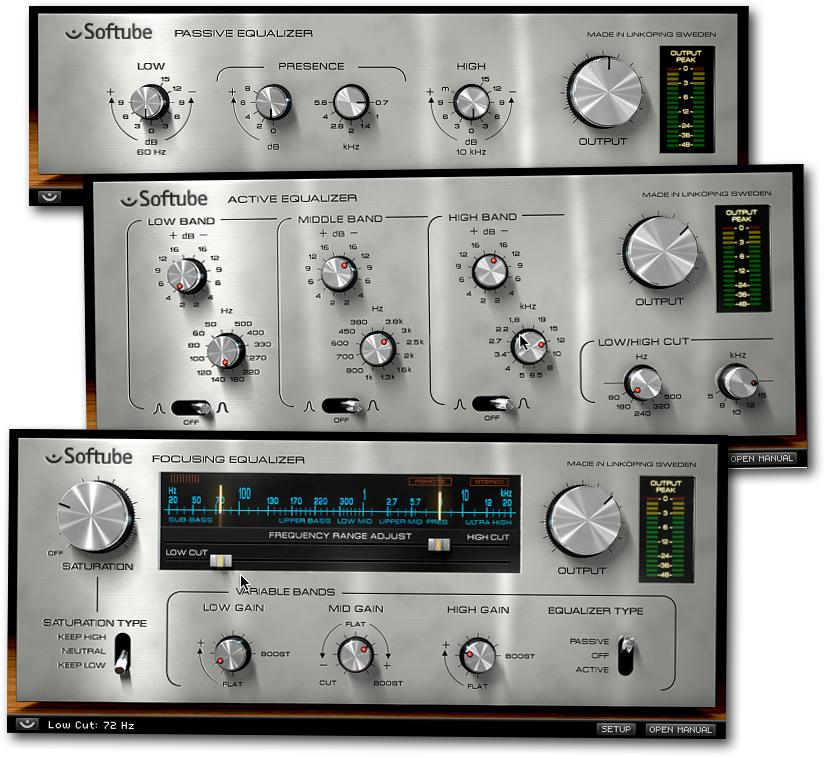 Softube Equalizers & Passive-Active Pack Bundle - Passive-Active Pack