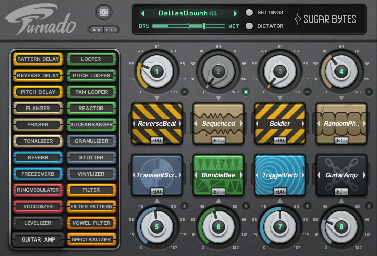 Turnado User Interface - Main Image