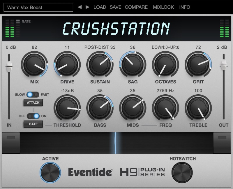 Eventide CrushStation - Main UI