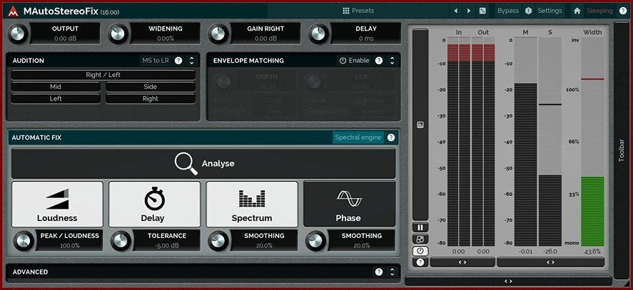 MAutoStereoFix - User Interface 4
