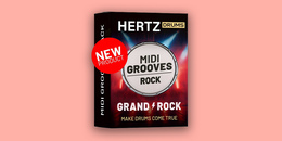 Hertz Drums 2 Grand Rock MIDI Grooves Pack | Black Friday Early Access Sale