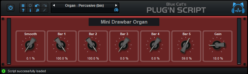 Blue Cat's Plug'n Script 3.0 User Interface 3