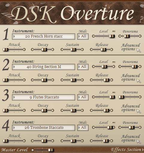 DSK Overture Screenshot