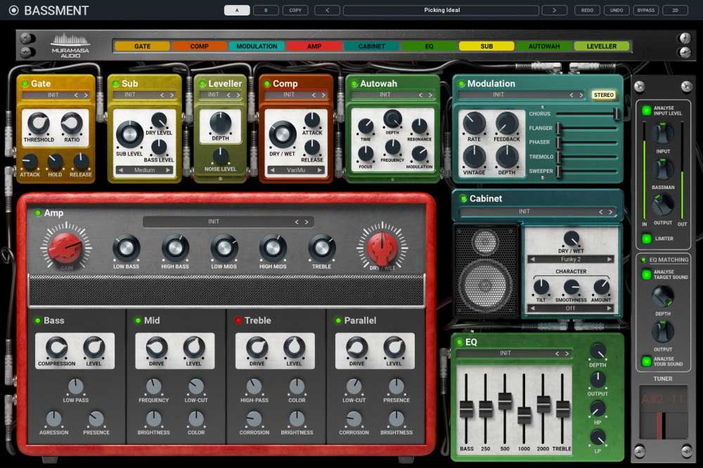 United Plugins Bassment - User Interface