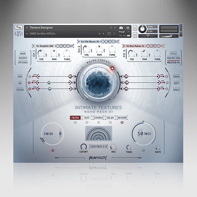 Intimate Textures 3 Channel User Interface