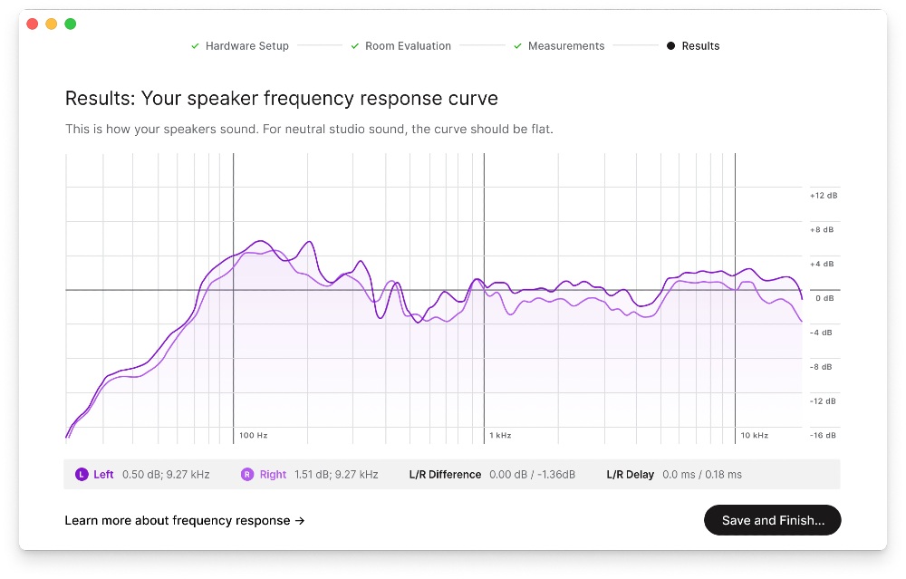 SoundID Reference for Speakers & Headphones - Measure Results