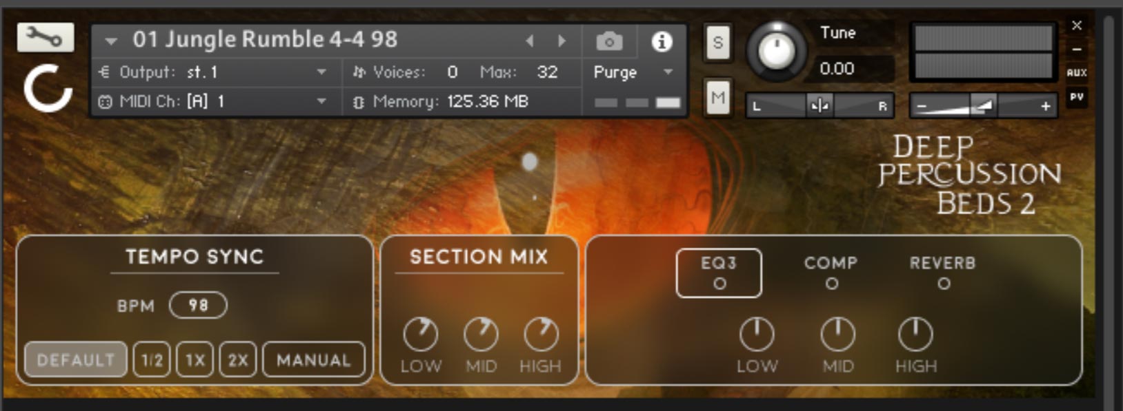 Deep Percussion Beds 2