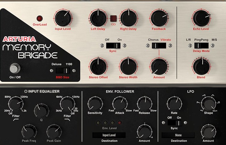 Delay MEMORY-BRIGADE - User Interface