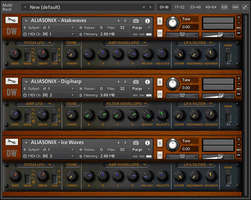 Loot Audio Aliasonix - User Interface