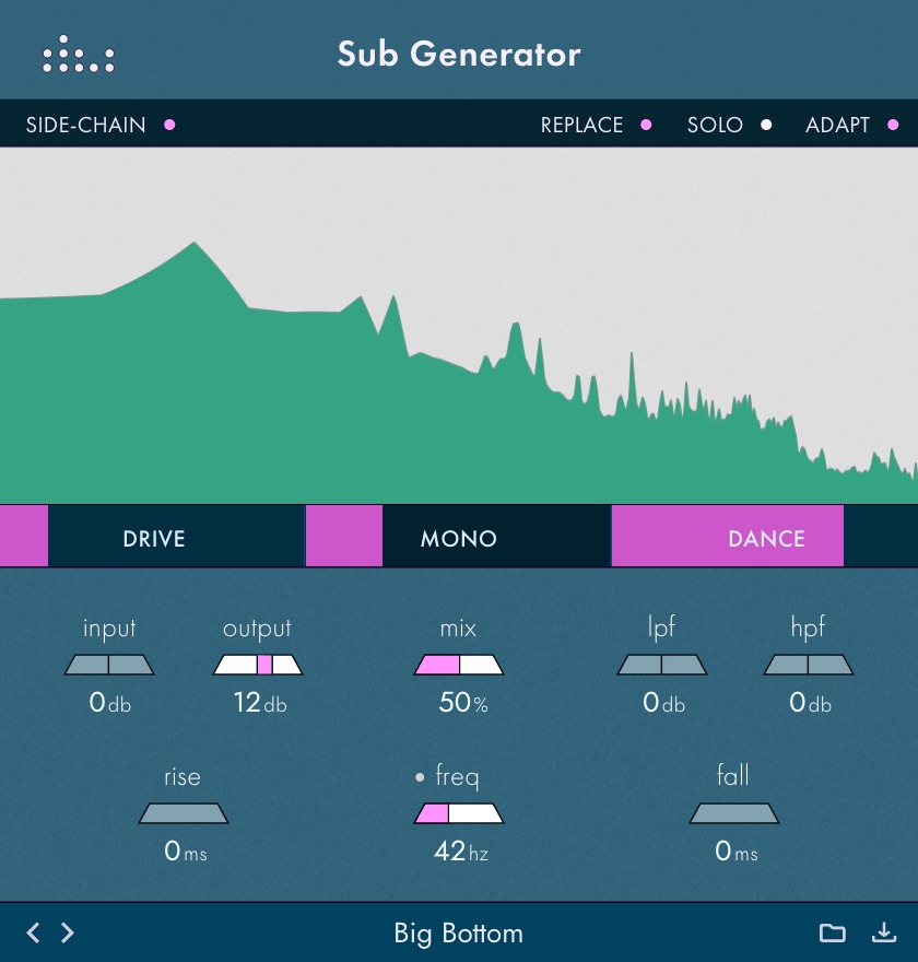 denise Sub Generator - User Interface