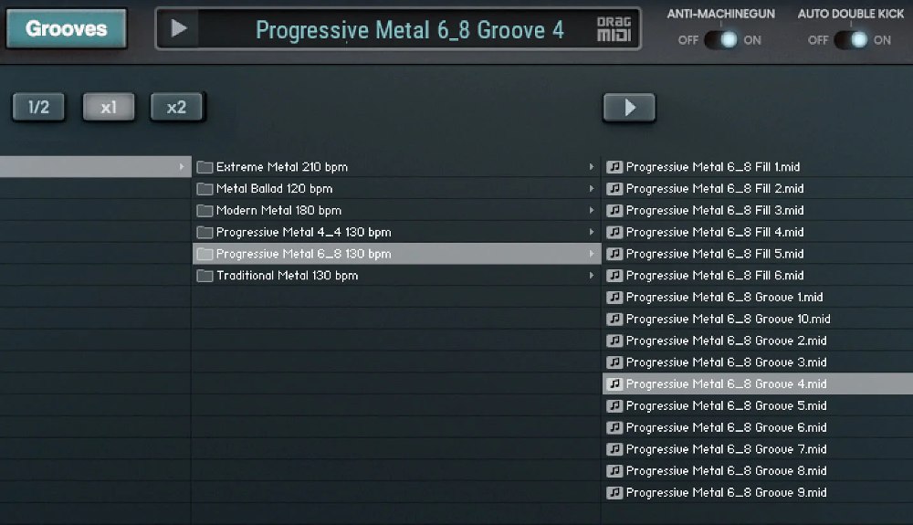 Bogren Digital Krimh Drums - Play Section