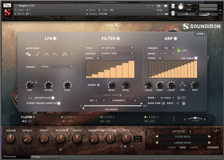 Hopkin Instrumentarium: 2+2+1 - Gliss UI