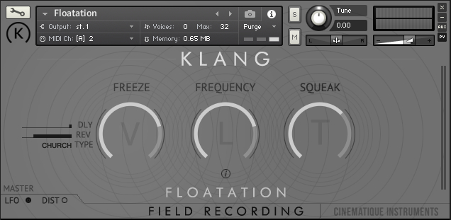 KLANG FIELD RECORDING: Floatation - UI