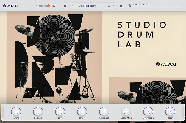 Studio Drum Lab interface