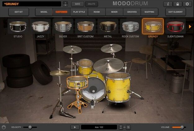 MODO DRUM Kit – Grungy screenshot